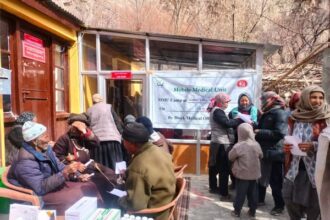 Press Release Block Medical Officer, Khaltse, Organizes Medical Mobile Unit Camp at Achinathang Village in Skurbuchan block