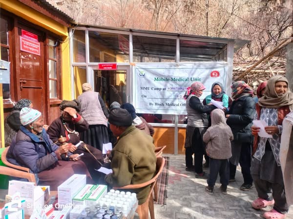 Press Release Block Medical Officer, Khaltse, Organizes Medical Mobile Unit Camp at Achinathang Village in Skurbuchan block