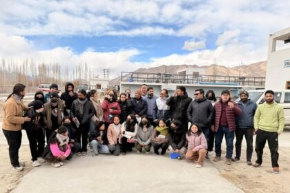 Press Release Leh, Feb 22, 2025: The Igo Phey Division, Leh, organised an educational field tour of the Sewage Treatment Plant (STP) at Agling for 25+ youth from Basgo village today.