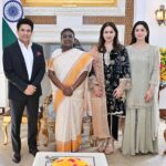 Cricket Legend Sachin Tendulkar Meets President Droupadi Murmu At Rashtrapati Bhavan