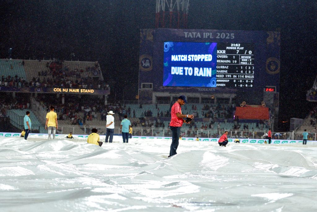 IPL 2025: Rain Plays Spoilsport As KKR, PBKS Share Points After Abandoned Clash At Eden Gardens