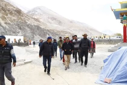 Press Release Team Led by Hon’ble Executive Councillor Tashi Namgail Yakzee Inspects Preparations for His Holiness Skyabgon Chhetsang Rinpochey’s Visit to Durbuk Sub-Division