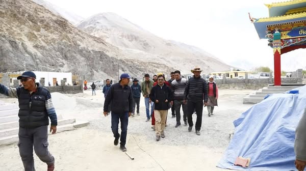 Press Release Team Led by Hon’ble Executive Councillor Tashi Namgail Yakzee Inspects Preparations for His Holiness Skyabgon Chhetsang Rinpochey’s Visit to Durbuk Sub-Division