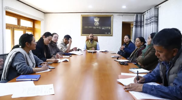 DC Leh @santoshsukhadeve Chairs District-Level NCORD Committee Meeting