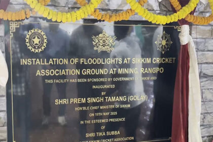Sikkim Cricket Ground Shines Bright With Historic Floodlight Installation