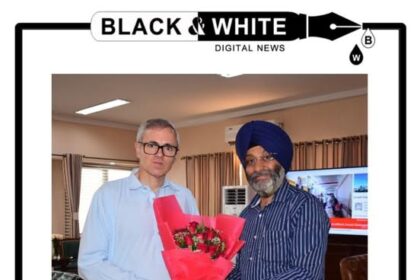 Parvinder Singh Happy Meets CM Omar Abdullah, Demands Urgent Civic Infrastructure Overhaul in Ward No. 58 under AMRUT and RDSS