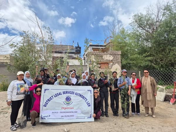 PRESS RELEASE Leh, June 5, 2025: On 5th of June 2025, observing World Environmental Day, District Legal Services Authority, Leh organized a Plantation Drive at District Court Complex, Leh.