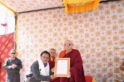 Press Release His Holiness Drikung Skyabgon Chhetsang Kunzang Thinles Lundup Spalzangpo Inaugurates Rest House at Shayok
