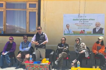 Press Release Viksit Sankalp Abhiyaan Day 13 Empowers Farmers of border villages of Maan Pangong.