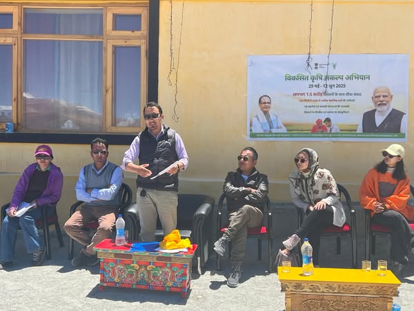 Press Release Viksit Sankalp Abhiyaan Day 13 Empowers Farmers of border villages of Maan Pangong.
