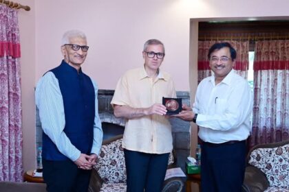 Mr. Manoj S. Gaur, Director, IIT Jammu, called on Chief Minister Omar Abdullah today.