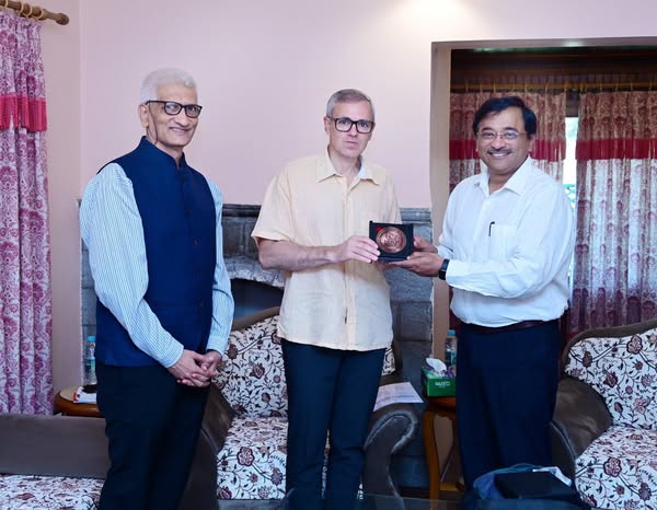Mr. Manoj S. Gaur, Director, IIT Jammu, called on Chief Minister Omar Abdullah today.