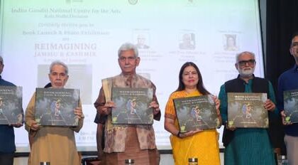 Delighted to launch 'Reimagining Jammu & Kashmir' a coffee table book by Photojournalist Ashish Sharma.