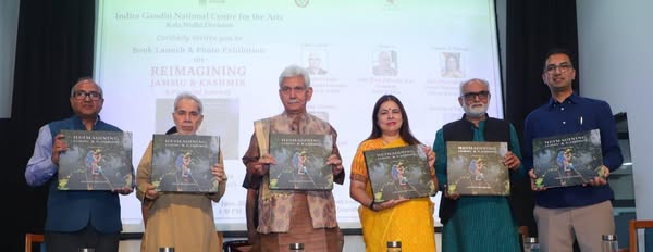 Delighted to launch 'Reimagining Jammu & Kashmir' a coffee table book by Photojournalist Ashish Sharma.