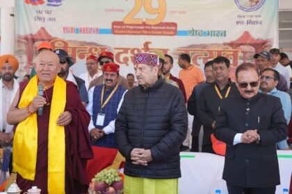 29th Sindhu Darshan Utsav Celebrated at Sindhu Ghat; His Holiness Drikung Kyabgon Inaugurates Buddha Statue in Presence of Hon’ble CEC