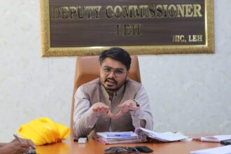 DC Leh Romil Singh Donk chairs meeting to finalize arrangements for Muharram.
