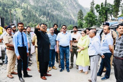 Minister Javed Ahmed Rana Reviews Yatra Arrangements at Manigam, Baltal & Domail Camps
