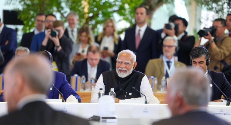 PM Modi Takes Part In G7 Outreach On Energy Security; Calls For Clean Energy Access, AI Oversight, Global South Priorities