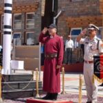 Shri Kavinder Gupta was presented a guard of honour by the Ladakh Police after taking oath as the new LG of UT Ladakh.