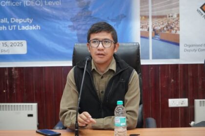 The second day of the National Level Training Program for Booth Level Officers (BLOs) was held today at the Conference Hall, DC Office Leh.