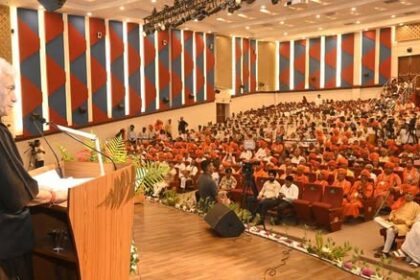 Addressed Provincial Arya Mahasammelan at Jammu to commemorate 200th birth anniversary of Maharshi Dayananda Saraswati and 150th anniversary of the founding of Arya Samaj.