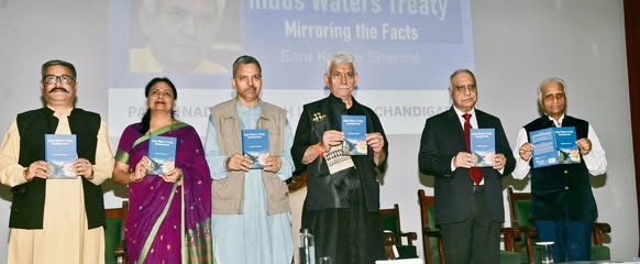 Delighted to launch a monograph 'Indus Water Treaty-Mirroring the Facts' authored by Sh Sant Kumar Sharma at Jammu today.