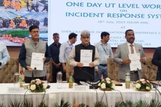 “Every disaster is a lesson” — CS Atal Dulloo at UT-level workshop on Incident Response System in J&K. Emphasized tech-enabled, community-driven preparedness. IRS handbook released to streamline roles & boost disaster resilience