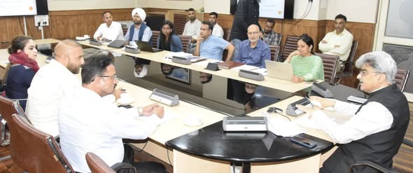 Chief Secretary Atal Dulloo chaired a high-level meeting to review the implementation of Swachh Bharat Mission (Urban) and AMRUT 2.0 across Jammu and Kashmir.