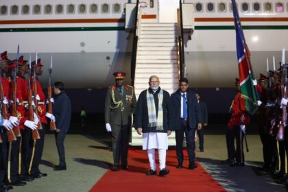 Prime Minister Modi Arrives In Namibia On Final Leg Of Five-Nation Tour