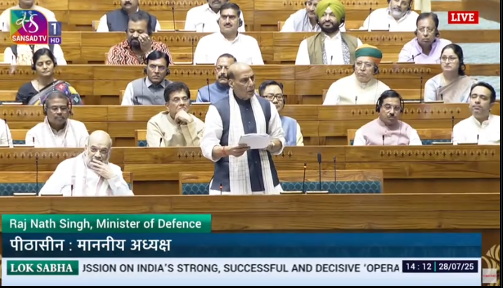 No Foreign Pressure Behind Operation Sindoor Halt: Rajnath Singh