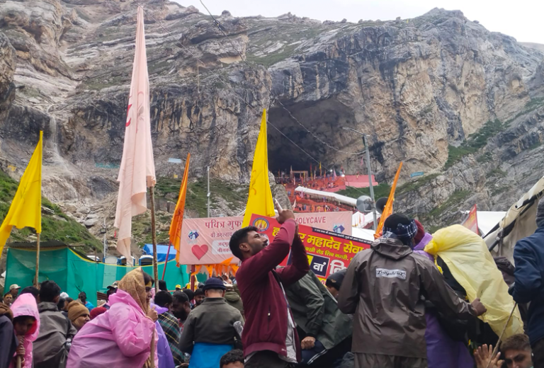 Amarnath Yatra Sees Huge Rush Of Pilgrims, 3.21 Lakh Had ‘Darshan’ In 19 Days