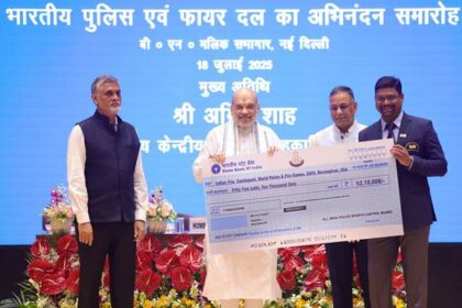 Amit Shah Felicitates Indian Contingent For World Police And Fire Games 2025, Highlights Modi Govt’s Commitment To Sports