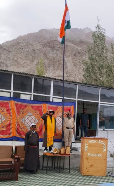 79th Independence Day Celebrated at Naibat Panamik