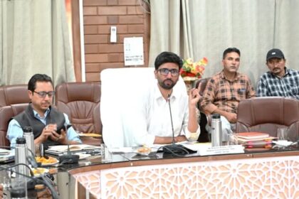 DC Kargil Chairs meeting on Flashfloods in Kargil