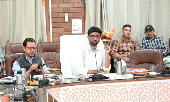 DC Kargil Chairs meeting on Flashfloods in Kargil