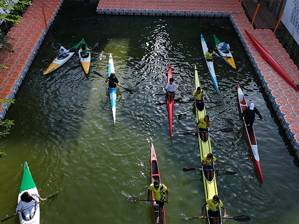 Dal Lake Transforms Into Sporting Arena With Khelo India Water Sports Festival