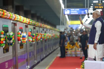 PM Modi Inaugurates And Lays Foundation Stones For Projects Worth ₹5,200 Crore In Kolkata
