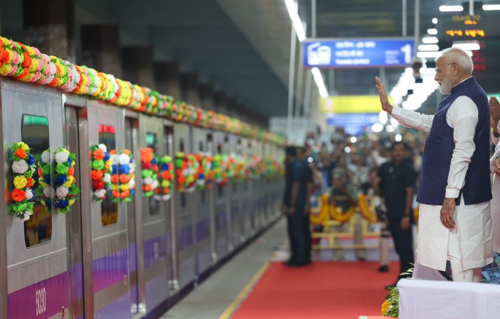 PM Modi Inaugurates And Lays Foundation Stones For Projects Worth ₹5,200 Crore In Kolkata