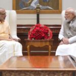 PM Modi Meets NDA VP Candidate CP Radhakrishnan In Delhi
