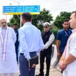 Amit Shah Visits Jammu’s Tawi Bridge, Bikram Chowk To Assess Flood Damage