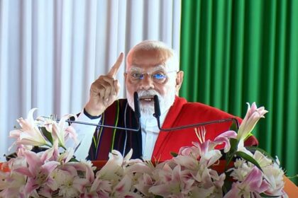 PM Modi Lays Foundation For Rs 7,300 Crore Development Projects In Churachandpur, Manipur