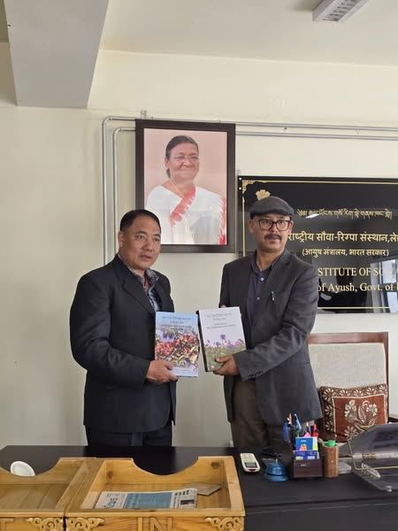 Leh, September -09-25: As a part o f strengthening Collaboration between Traditional Sowa-Riga medicine of Bhutan and National Institute of Sowa- Rigpa, A Delegation from Ministry of Health, Govt. of Bhutan has visited National Institute of Sowa-Rigpa, Leh on 8-9 of September, 2025.