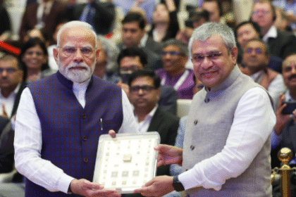 PM Modi Receives First Made-In-India Chips; Vaishnaw Hails Historic Milestone