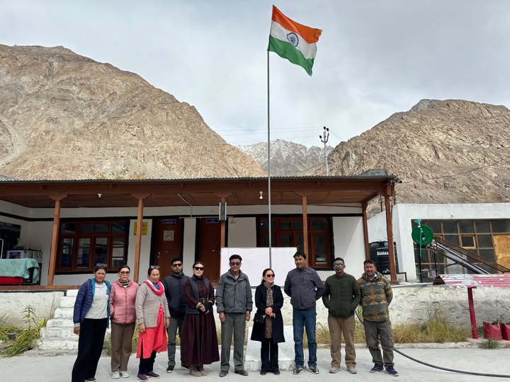 Zonal Education Officer Nubra Sonam Dolkar Visits Remote MS Tongstet School on Siachen Border
