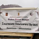 The Forest Range Office, Nubra, in collaboration with Nubra F.C., celebrated International Snow Leopard Day on 23rd October 2025.