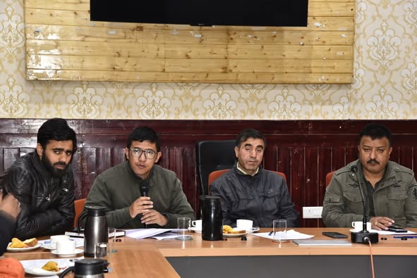 A meeting was convened under the chairmanship of Additional District Development Commissioner (ADDC) Sonam Nurboo, JKAS,