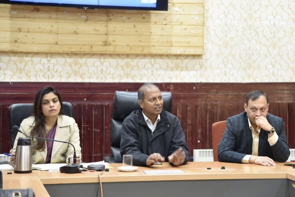 Review Meeting on Solid Waste Management Held at Leh