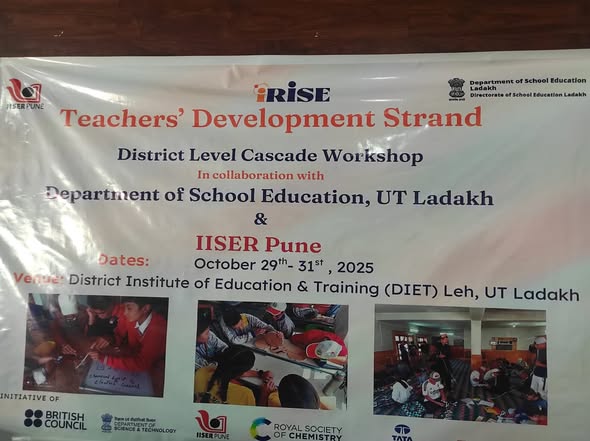 Three-Day District Level Cascade Workshop Inaugurated at DIET Leh