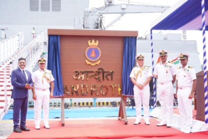 Indian Navy Commissions INS Androth, Second Anti-Submarine Warfare Shallow Water Craft