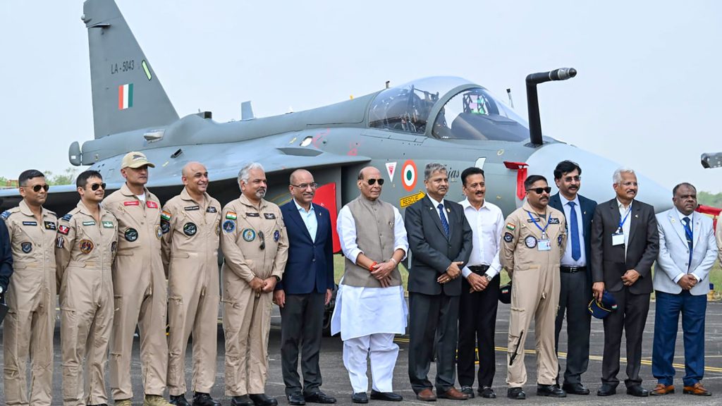 Rajnath Singh Inaugurates New Production Lines For Tejas Mk1A And HTT-40 At HAL Nashik